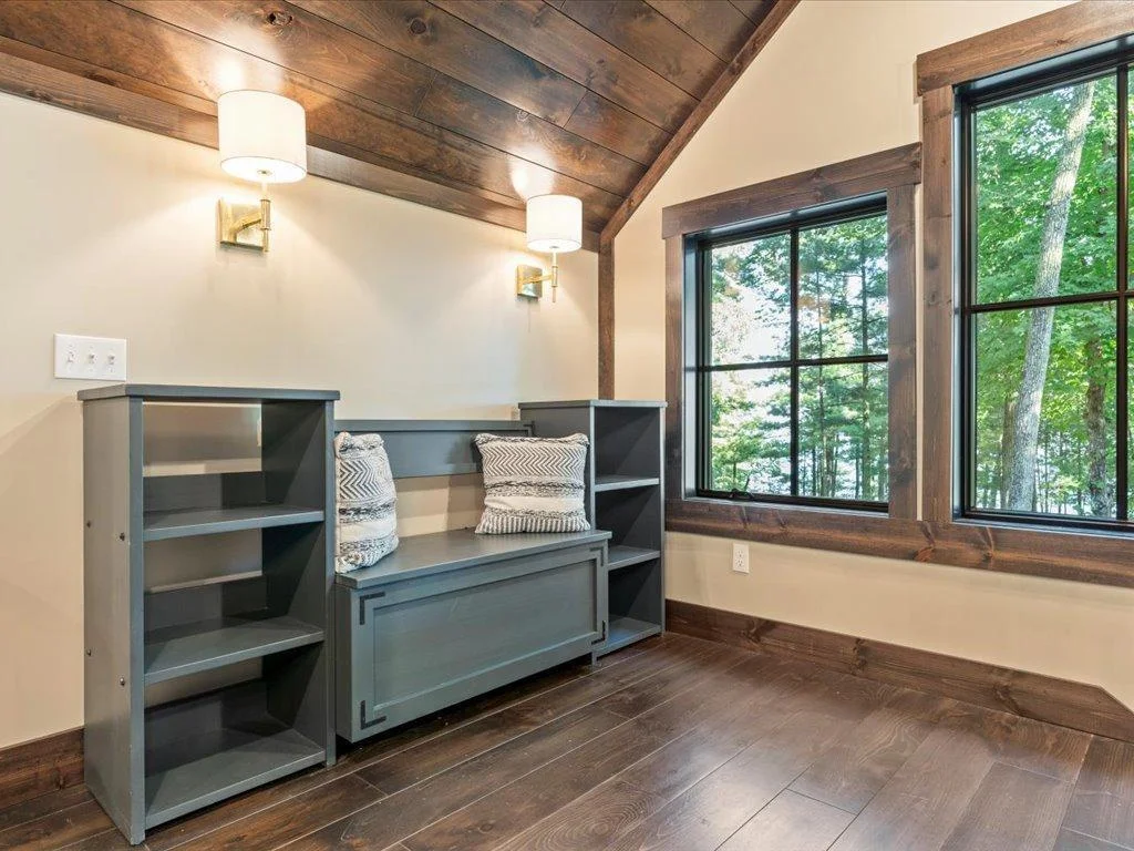 Furniture is included in the living space above the garage, so you can move right in while your new construction home is being built!