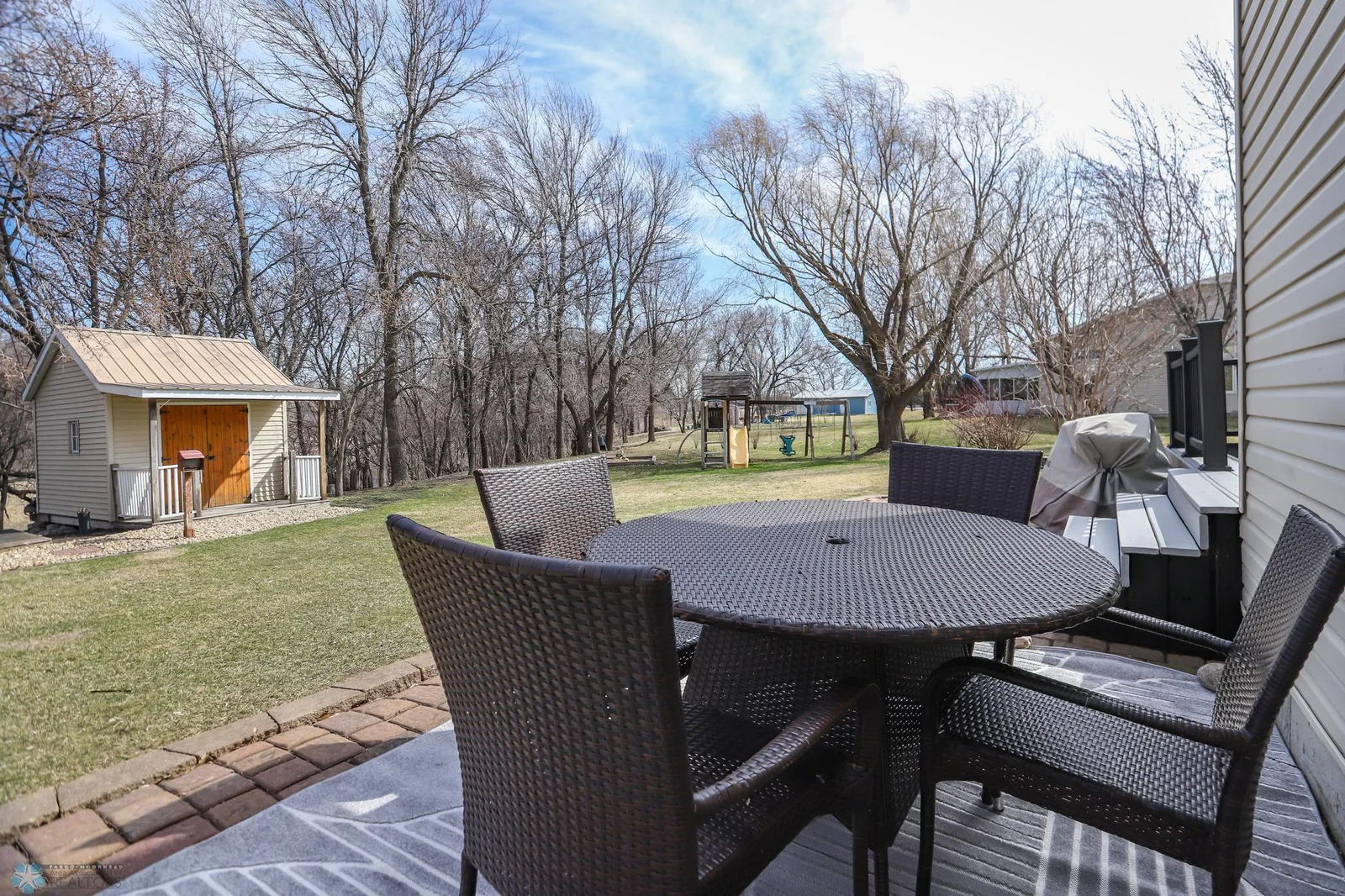 Backyard deck