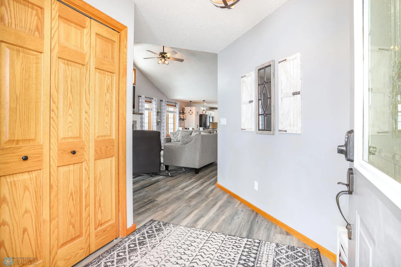 Entry into living room
