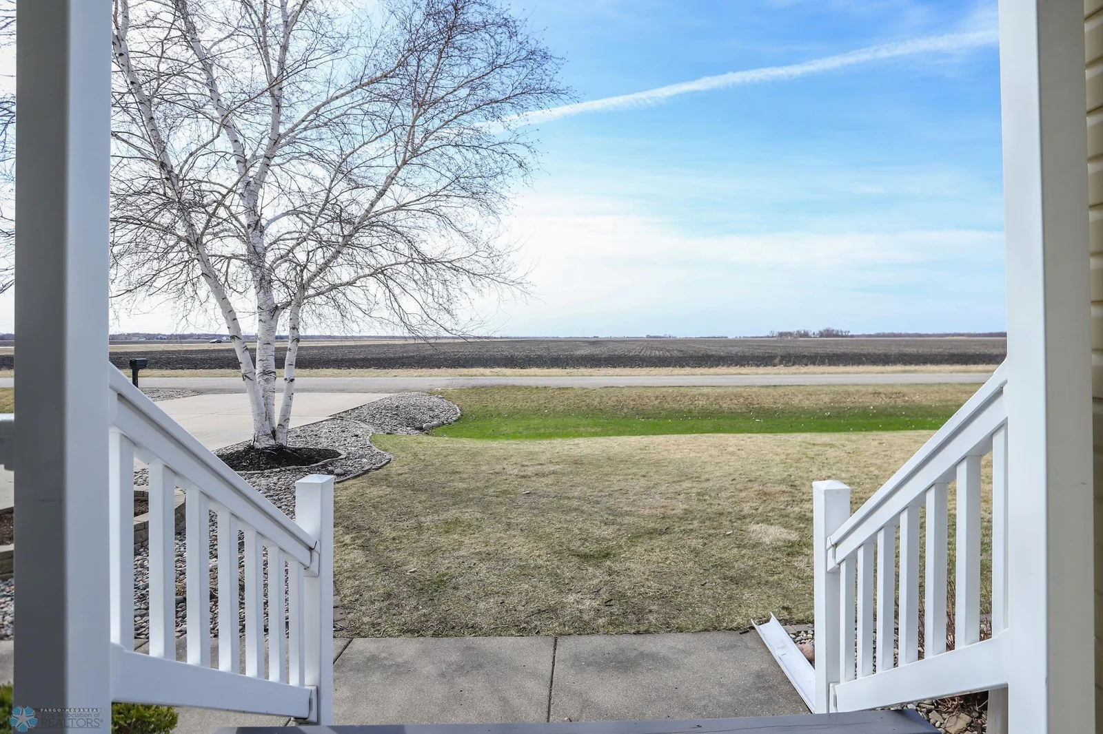 Porch facing S