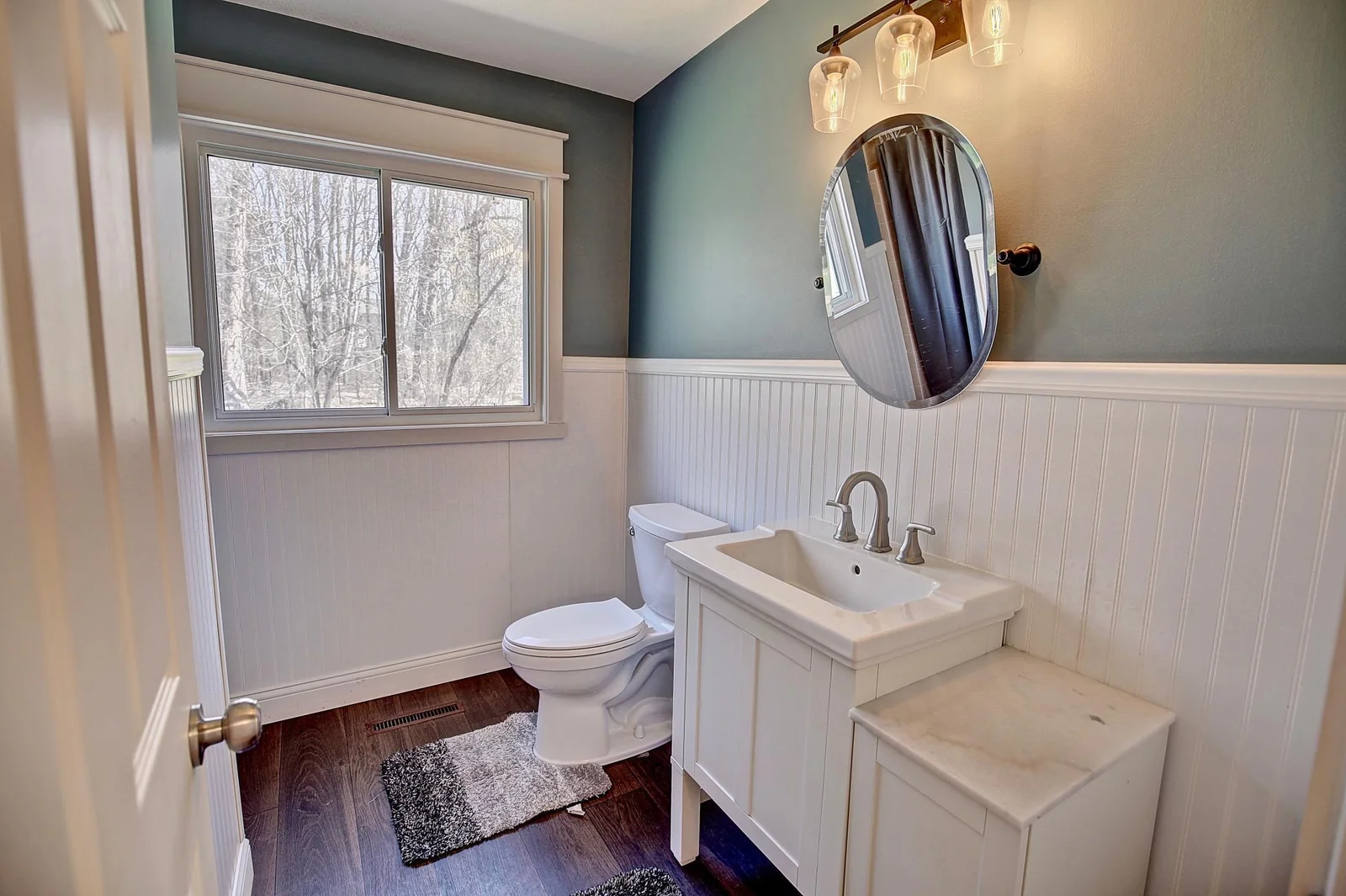 3/4 bath with sauna!