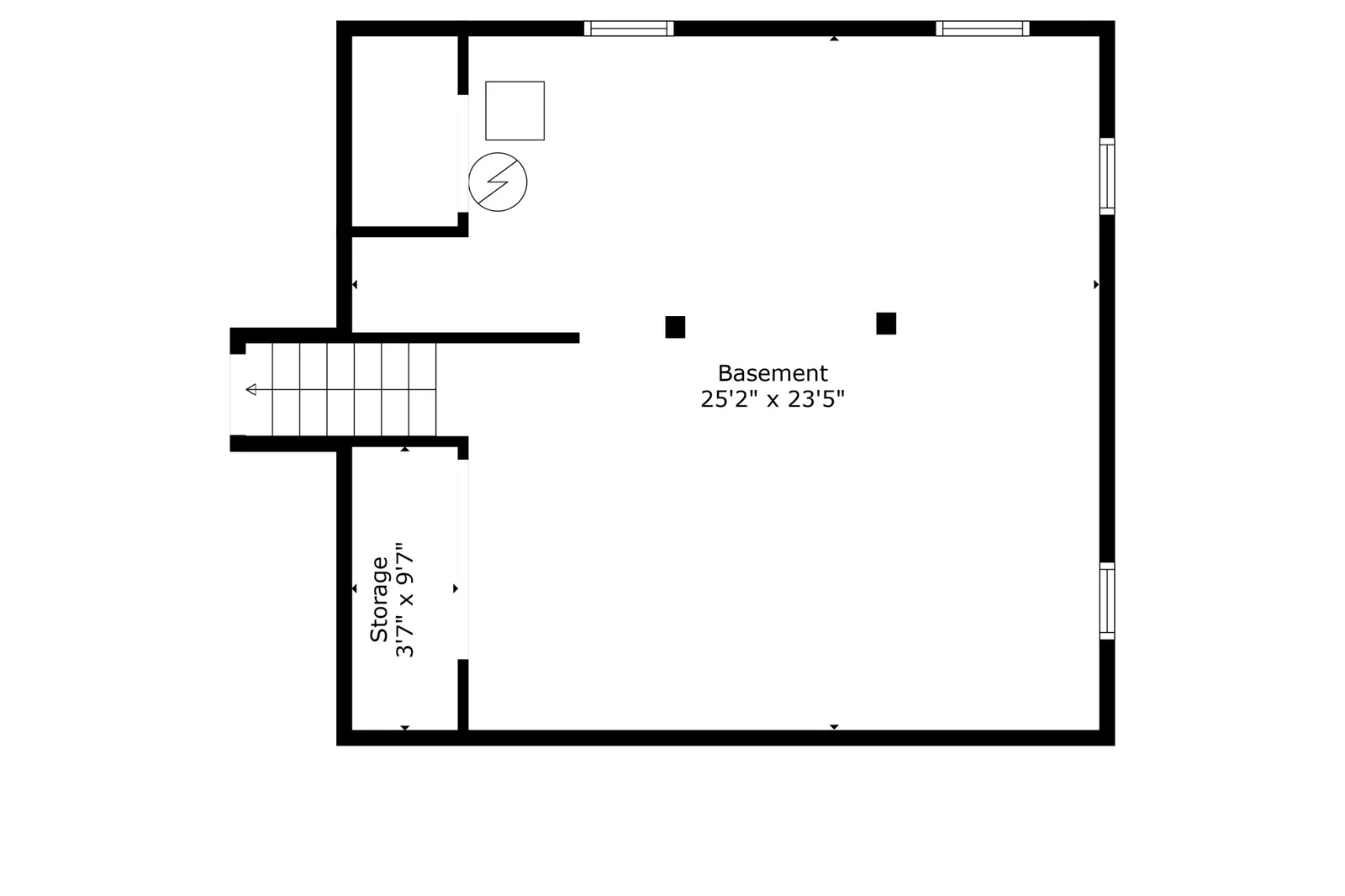 4th level. Unfinished and ready for you to build instant equity!