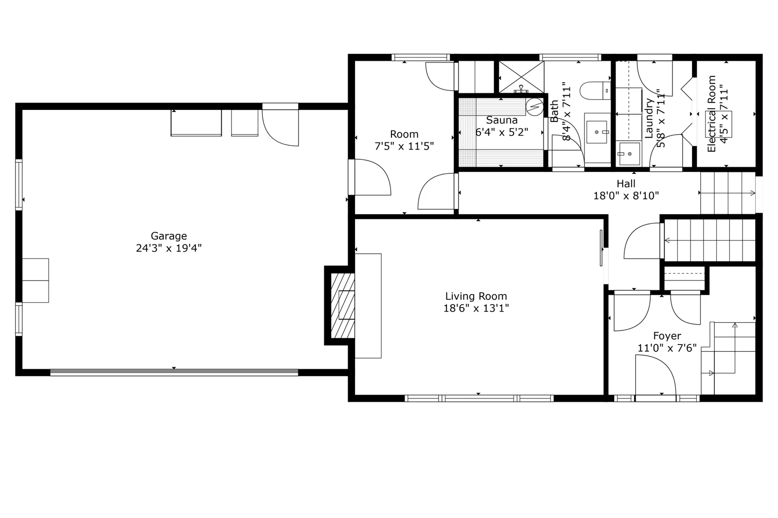 2nd floor with 2nd living room