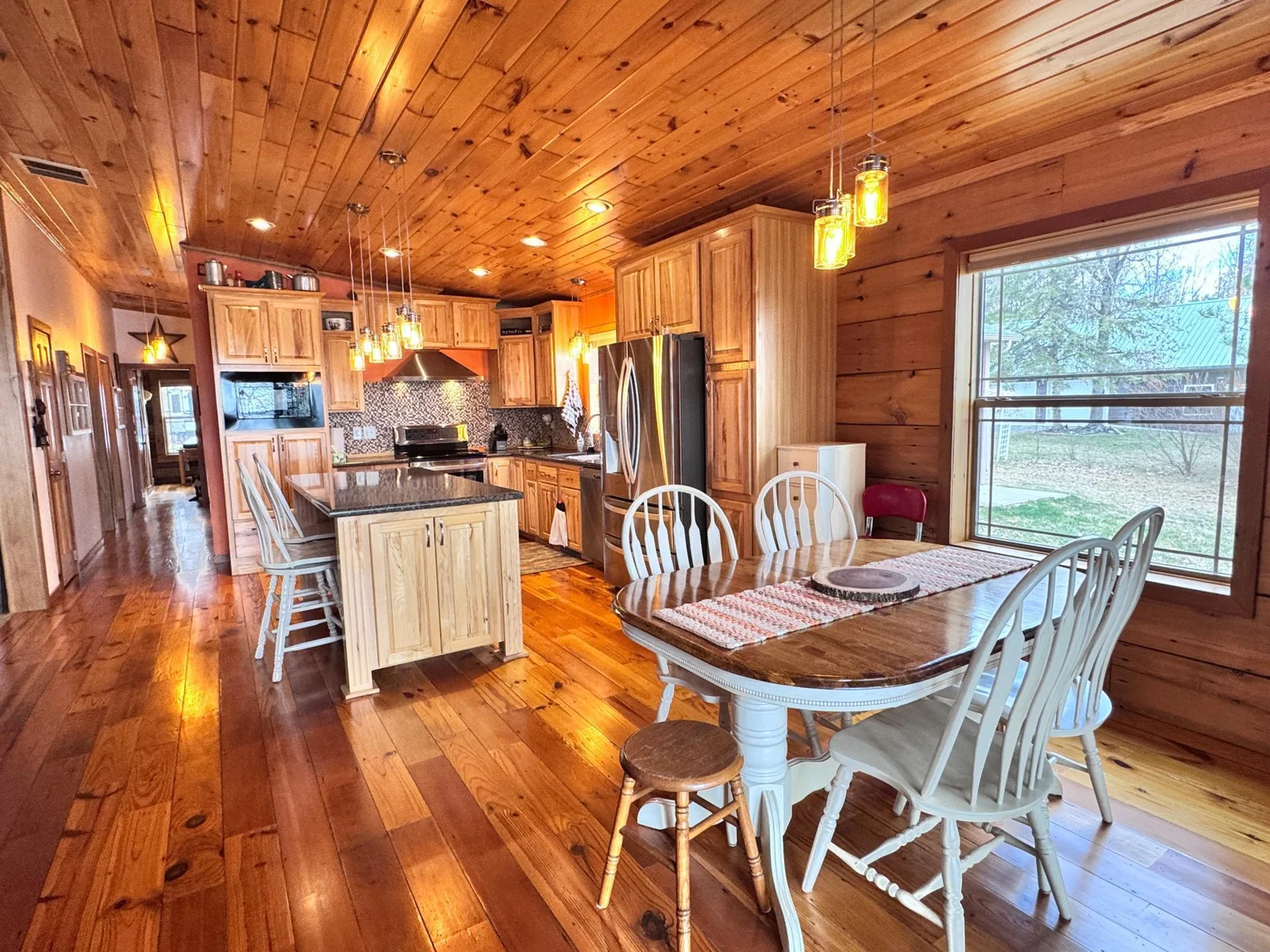 Kitchen and dining area