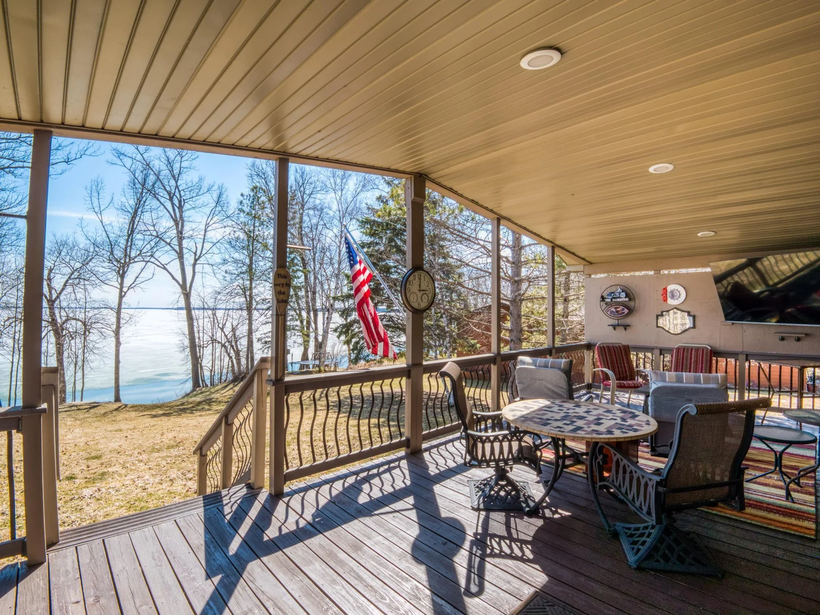 The view is astounding all year long!