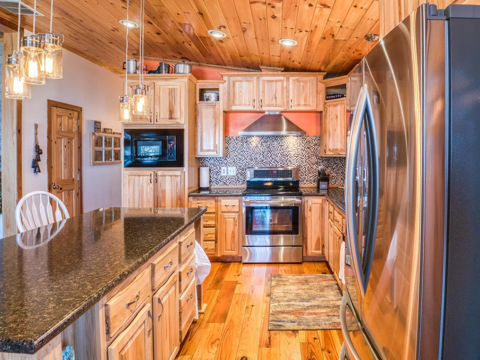 Stainless steel appliance package.