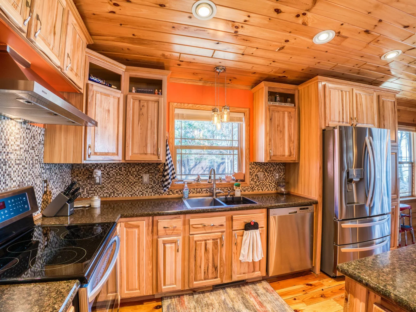 So much character in the kitchen.
