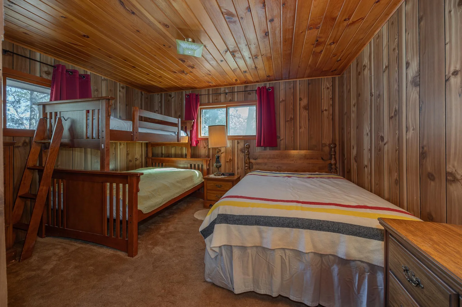 Great second bedroom on main level.