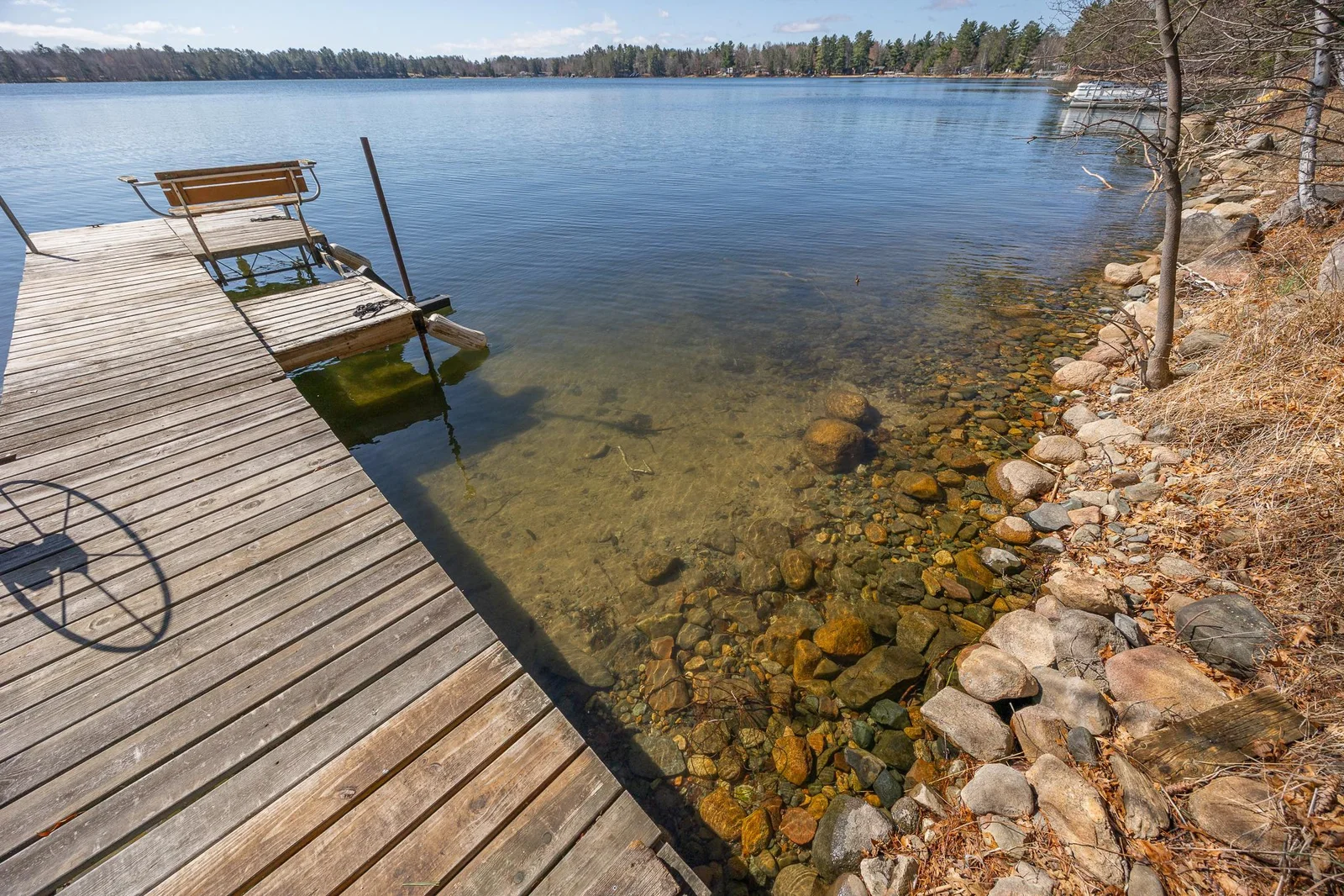 Great swimmable shoreline.