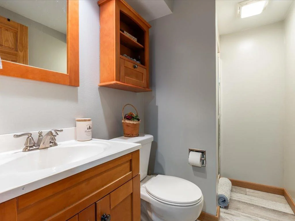 Lower bathroom with shower