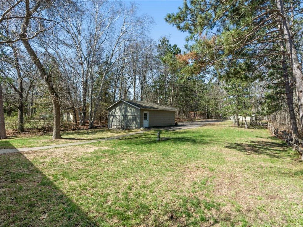 Open flat yard for games