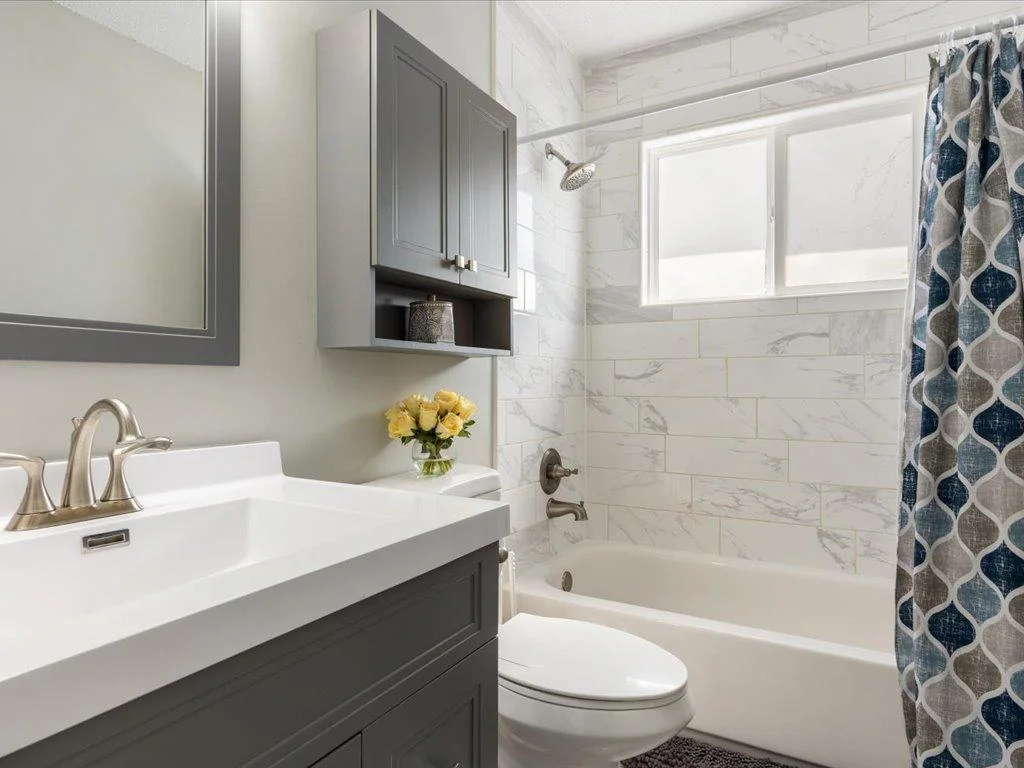 Fully renovated main level bathroom