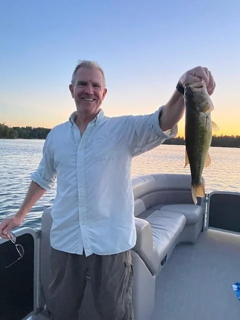 Bass fishing on West Twin Lake