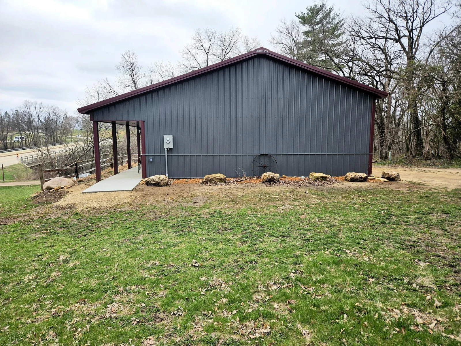 North Side of Building