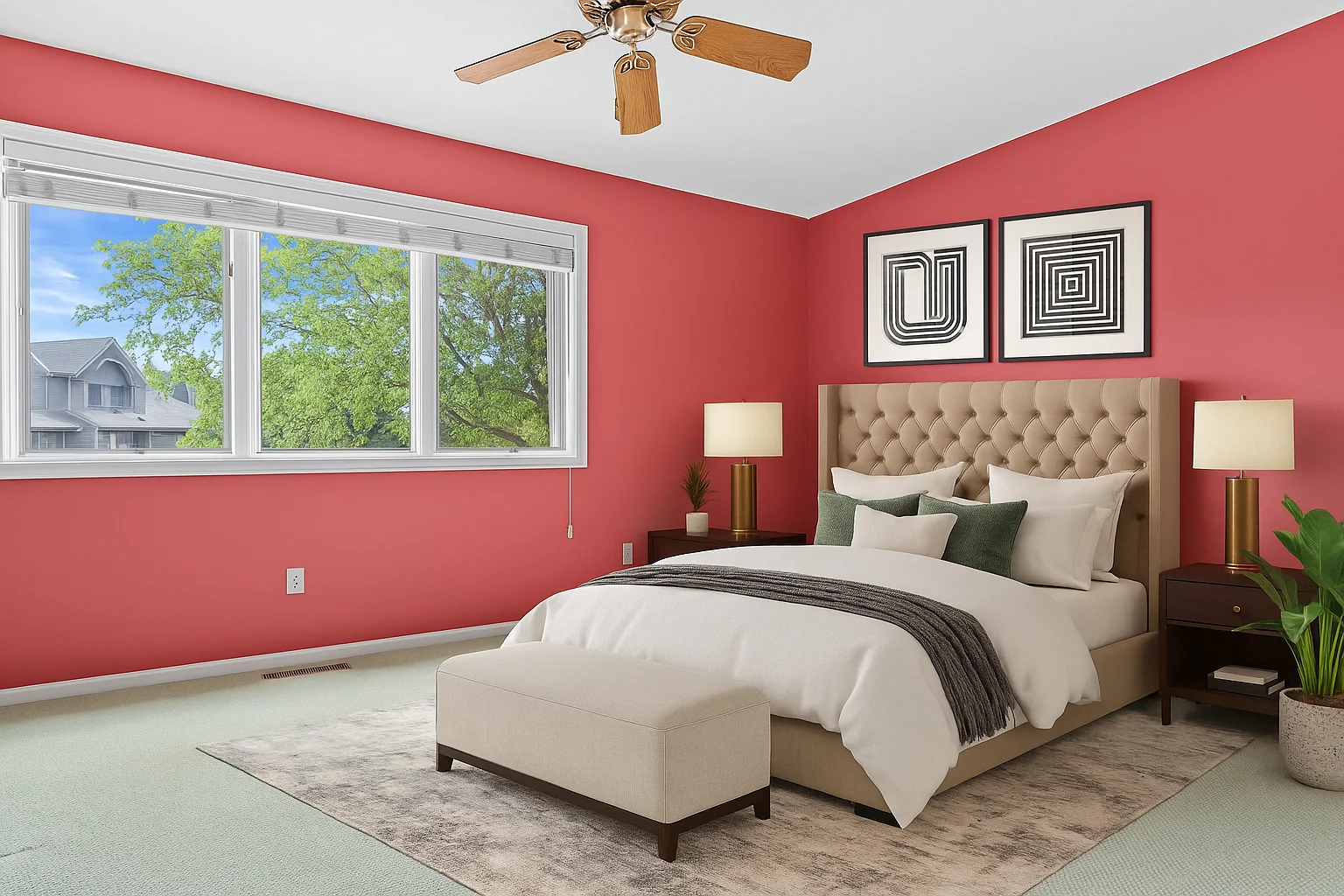 Bedroom 3 - virtually staged