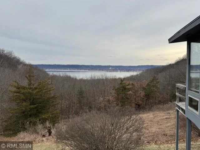 Photo showing lake and lights of Lake City MN