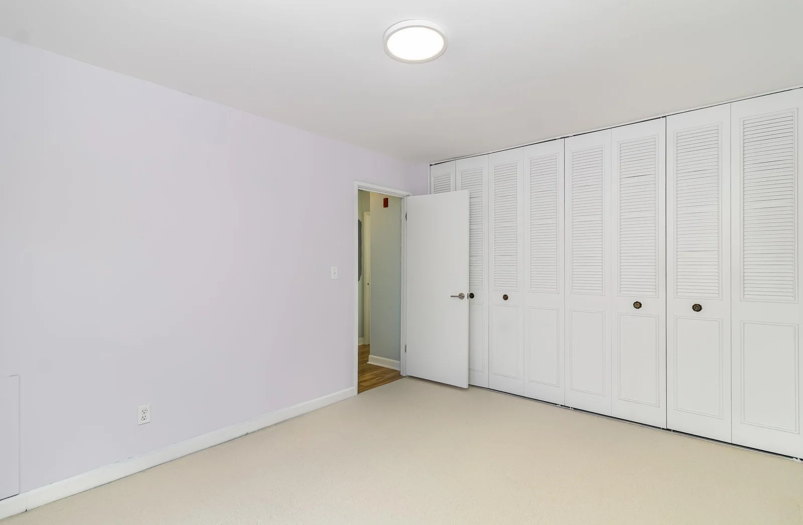 Another full wall of floor-to-ceiling closets