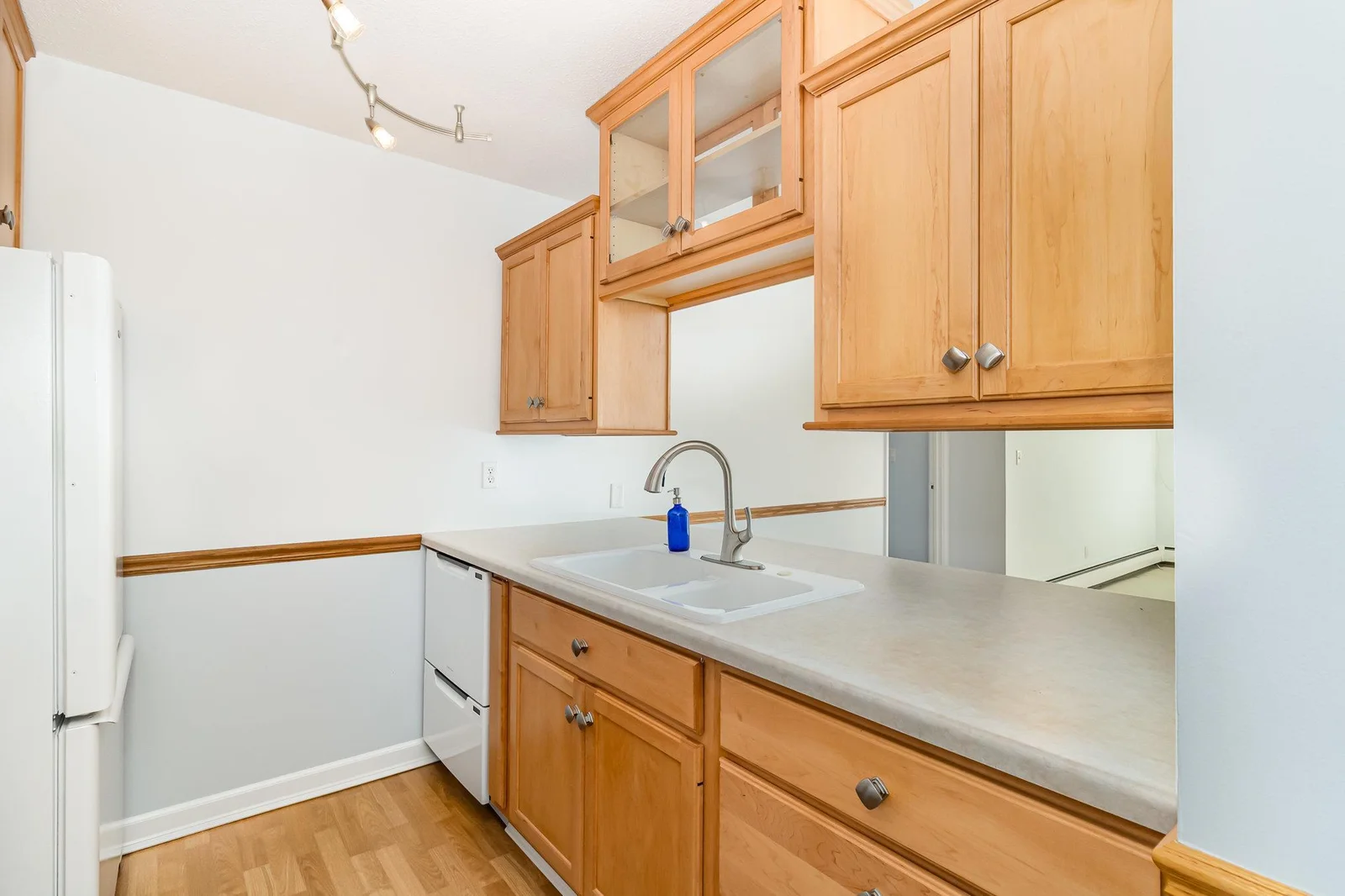 Two-drawer dishwasher is a great feature