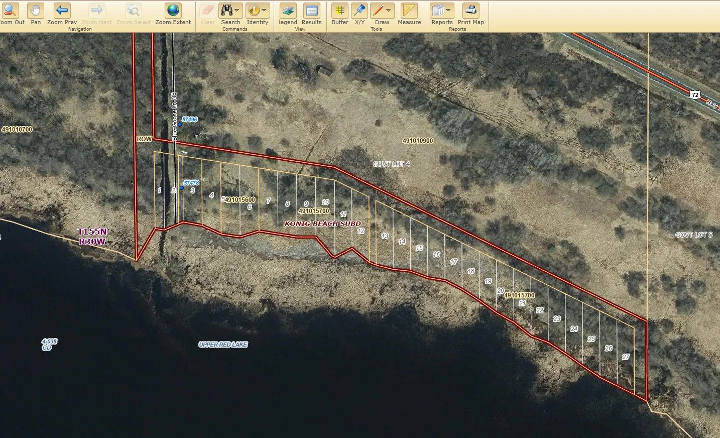 Beltrami Co GIS Map