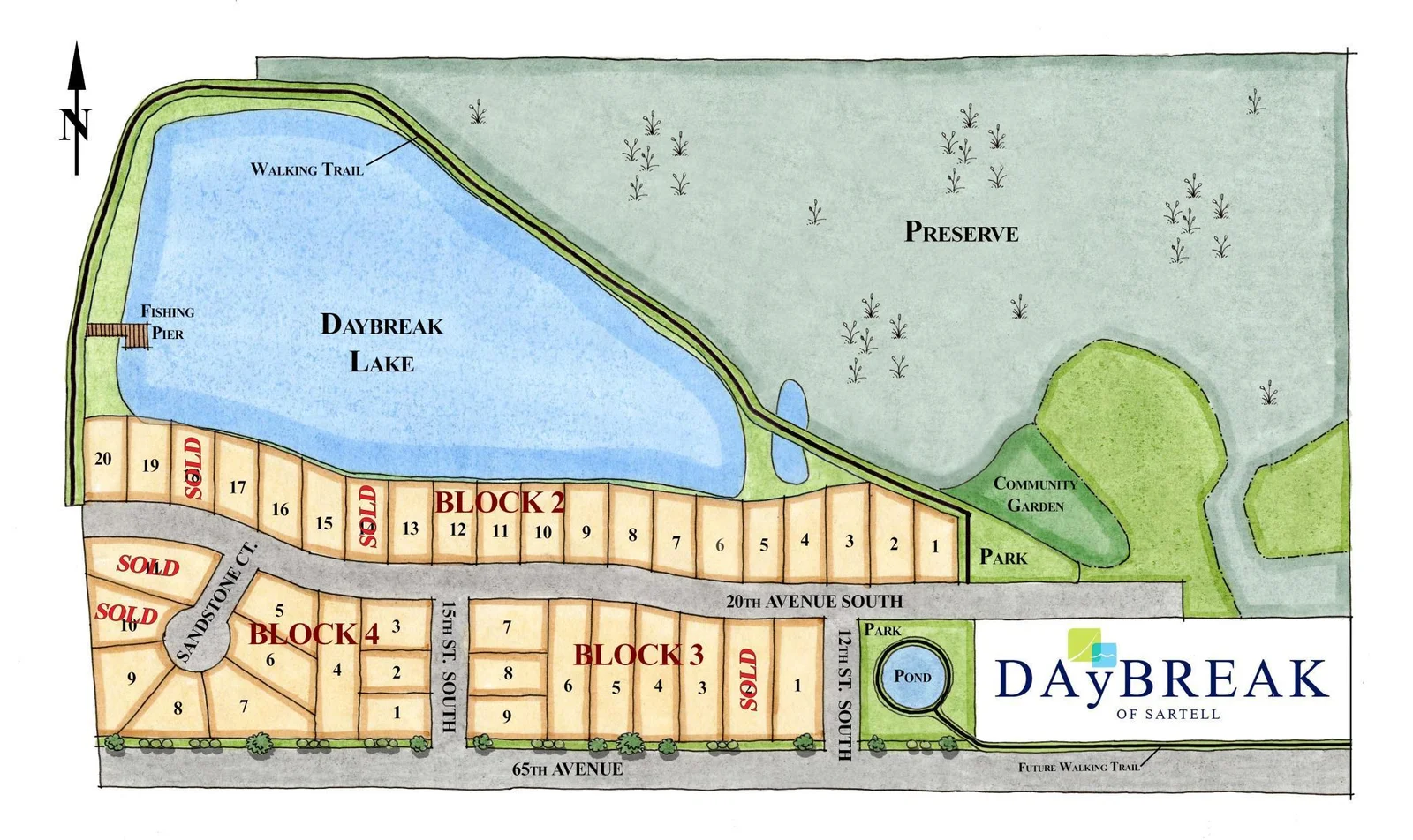 Werschay Daybreak of Sartell site map 08-13-12.jpg