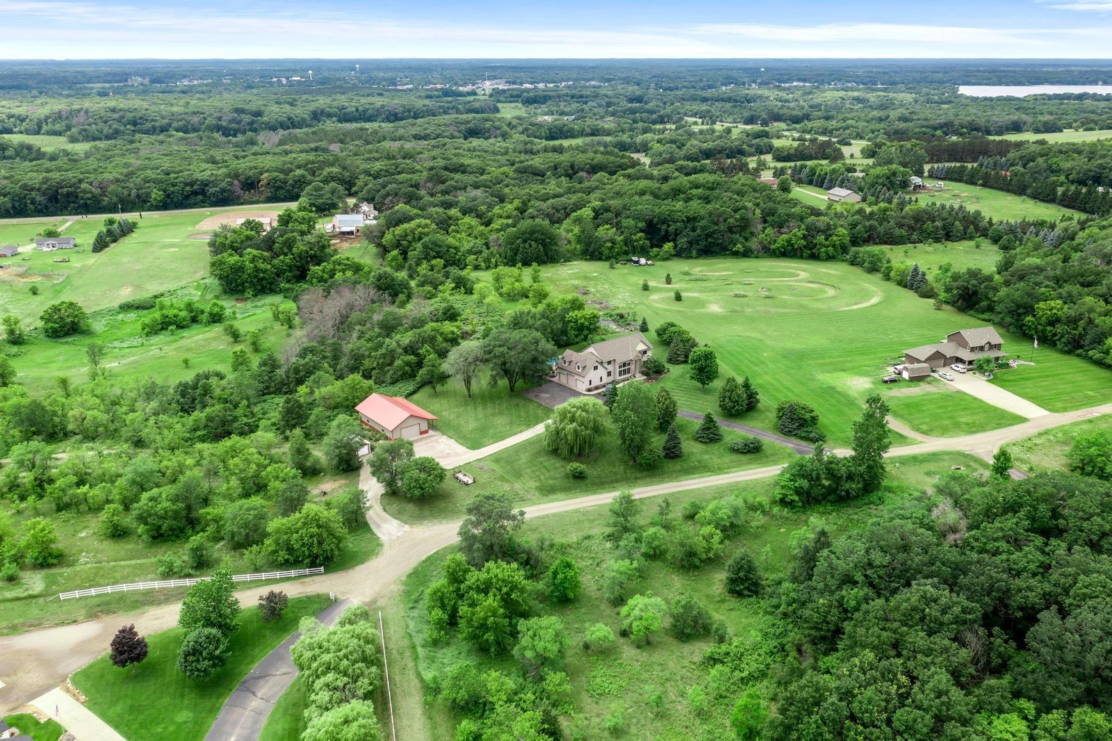 This sprawling 15 acre lot offers all of the peace and quiet a person could want.