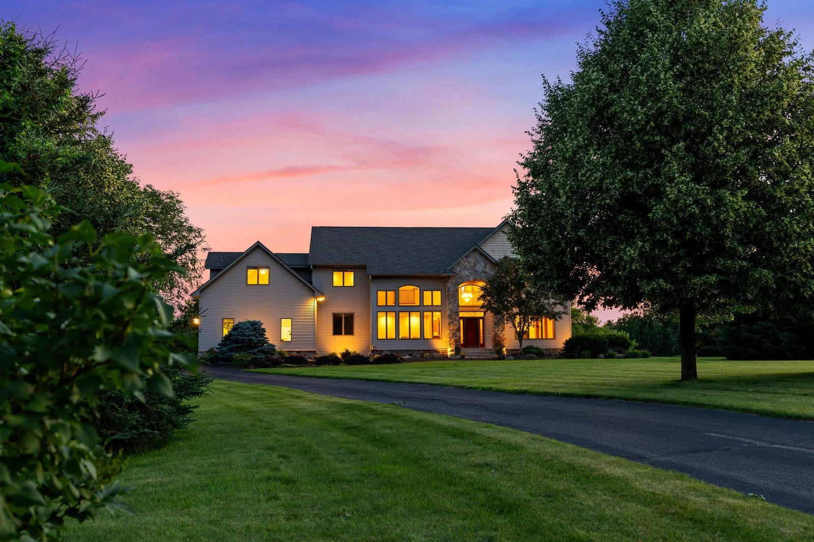 This property is dotted with mature trees, adding an extra level of privacy.