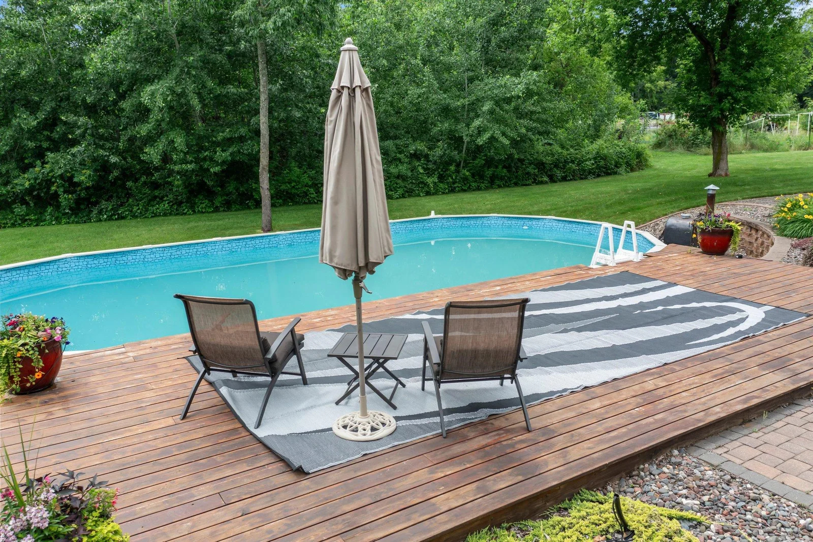 Relax by the pool or dive in for a swim.