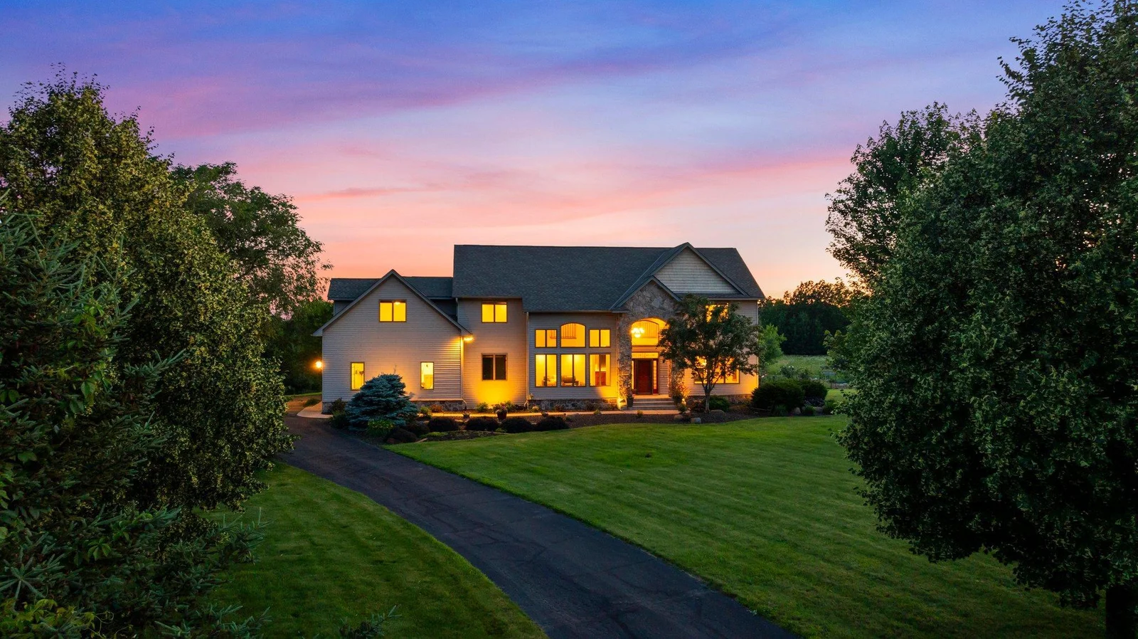 This property is dotted with mature trees, adding an extra level of privacy.