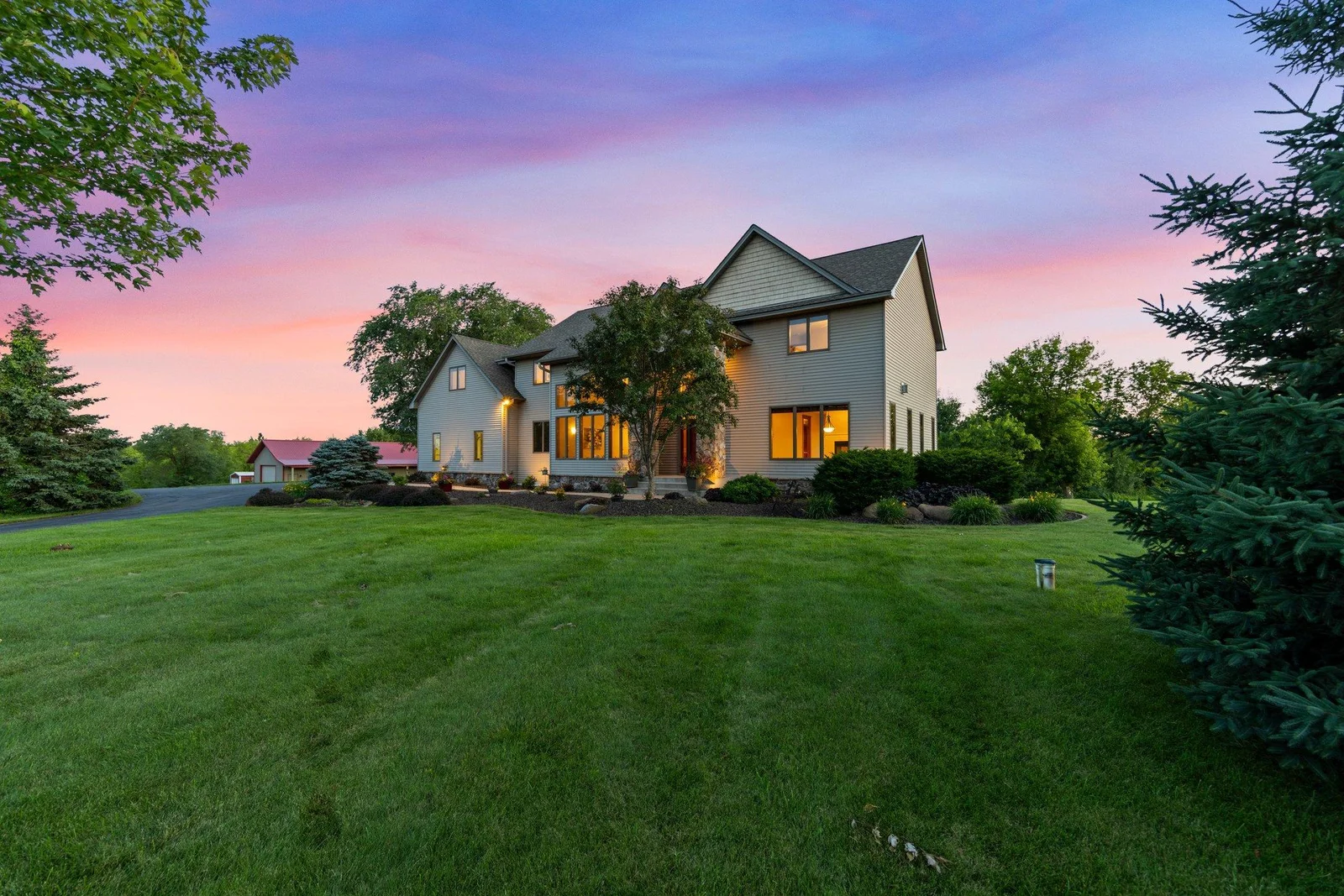 This picturesque home has been meticulously cared for.