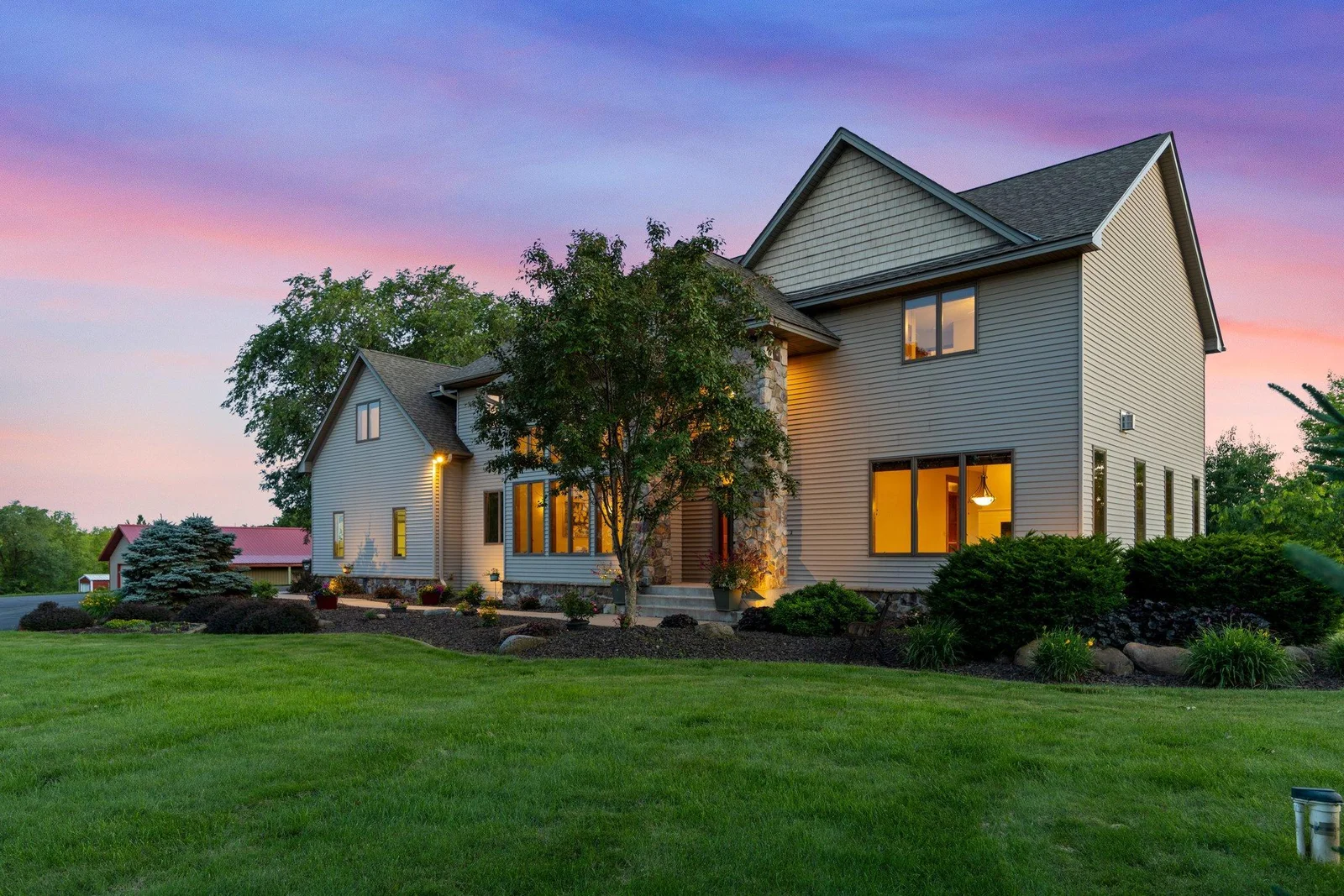 This picturesque home has been meticulously cared for.