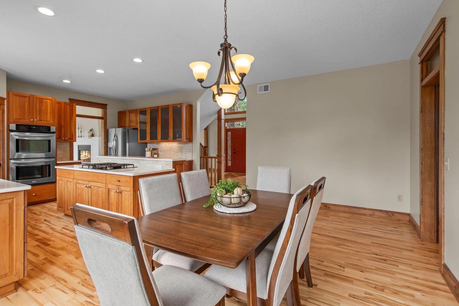 This home includes a second dining area just off of the kitchen.