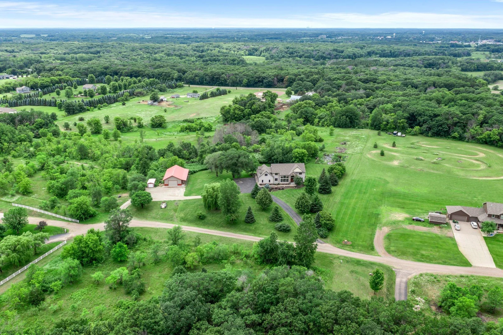 This sprawling 15 acre lot offers all of the peace and quiet a person could want.