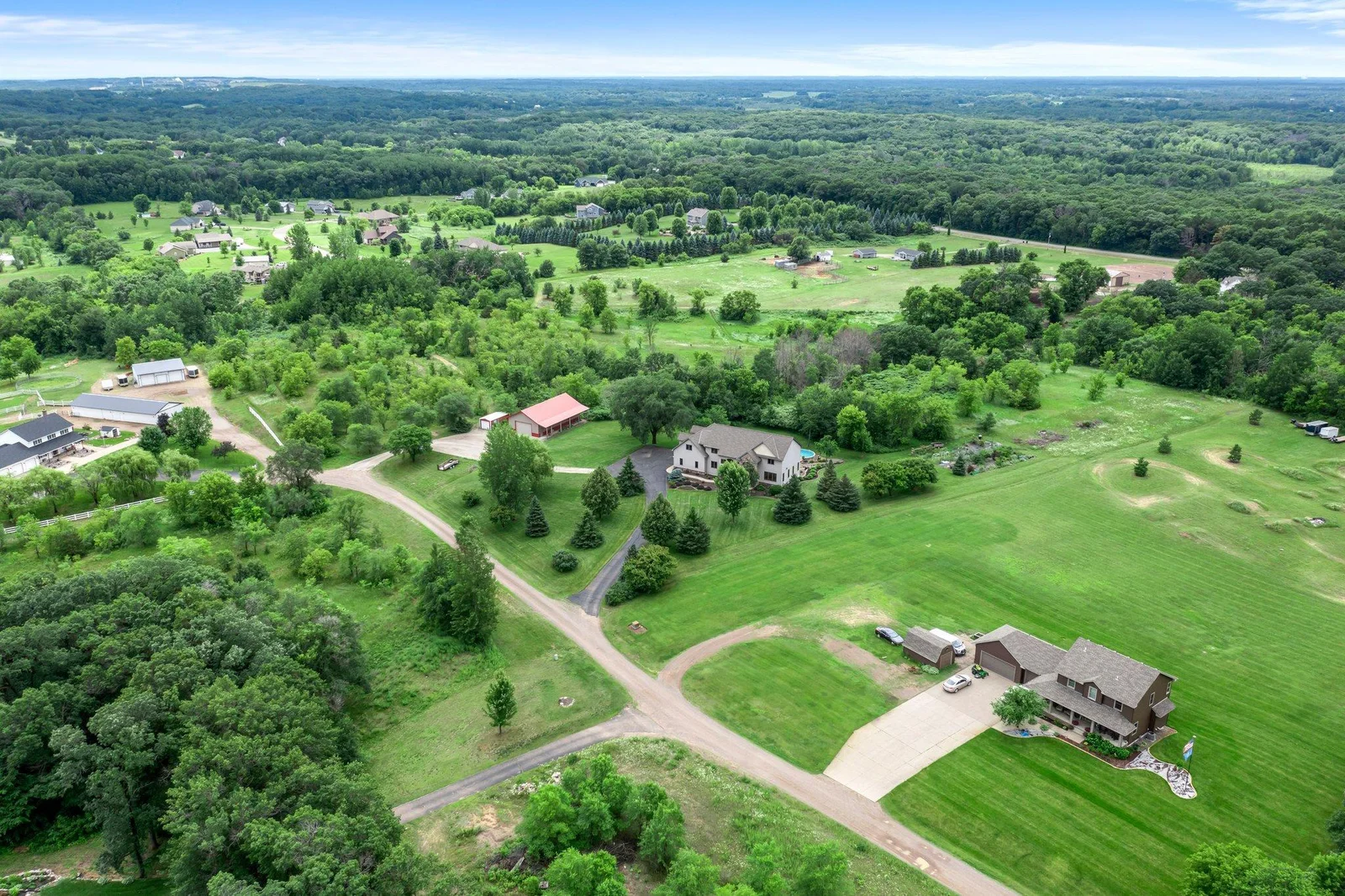 This sprawling 15 acre lot offers all of the peace and quiet a person could want.