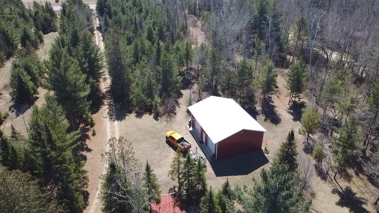 Overhead view of Barn