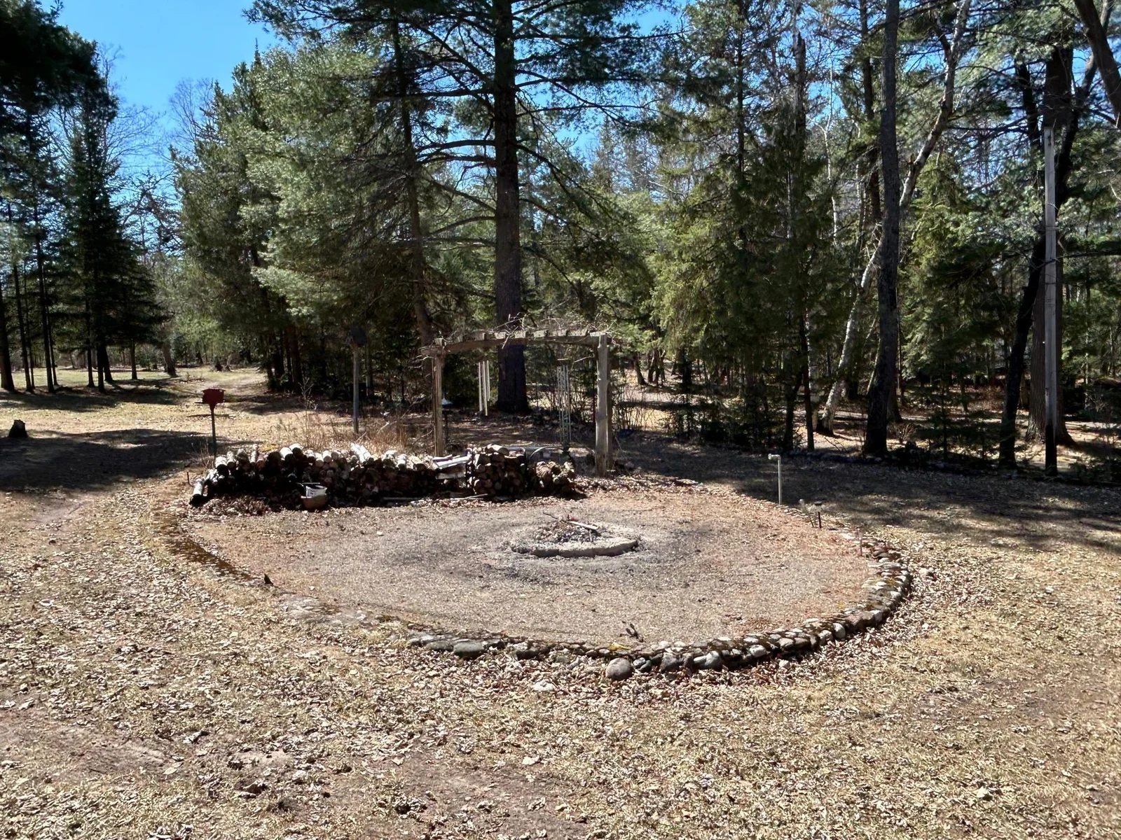 Large Firepit area