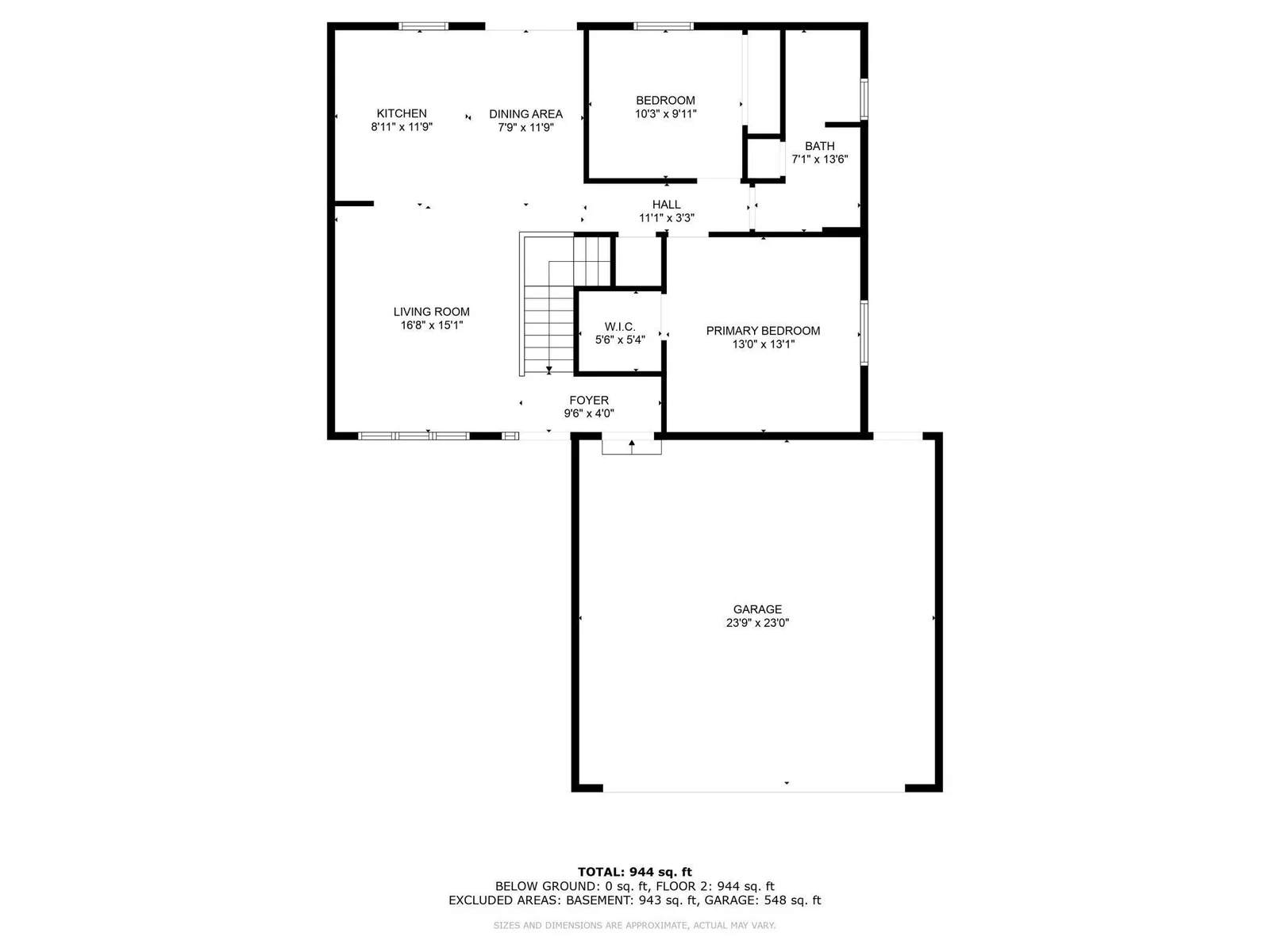 Floorplan Main Level.