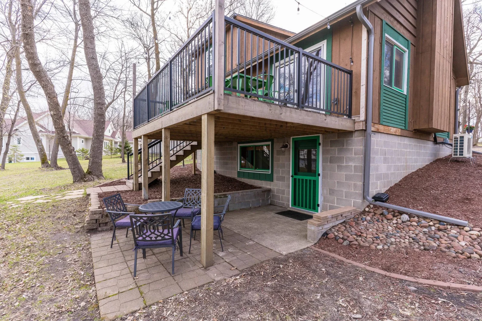 Upper Deck and Lower Patio