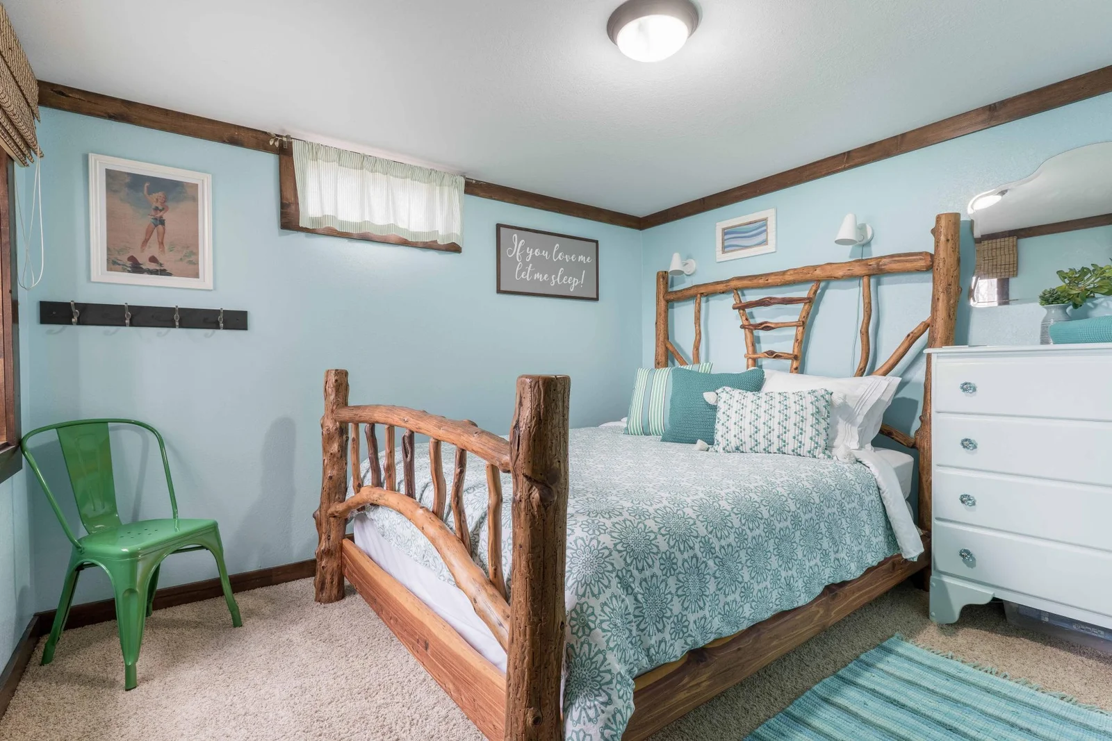 Lower level bedroom