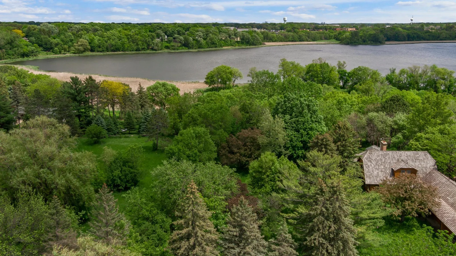 Lot 5 to the East - house is gone and trees have been thinned