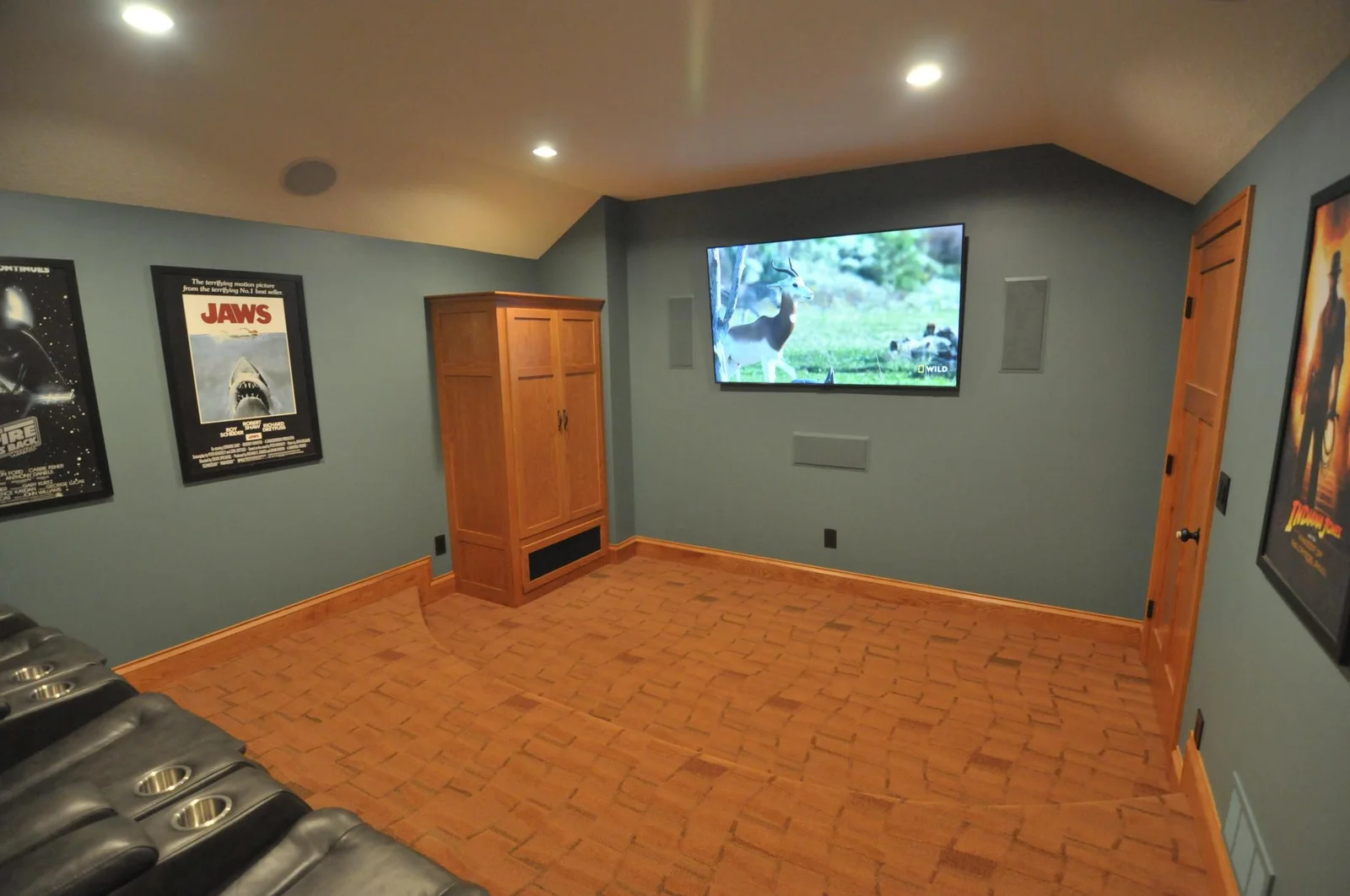 Movie Room Built in Surround Sound
