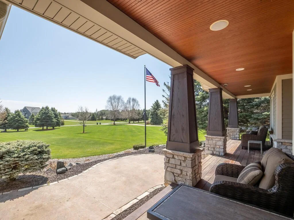 Picturesque front porch