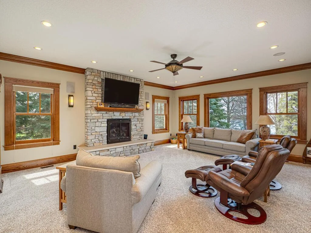 Marvin Ultimate windows with craftsman-style solid oak trim