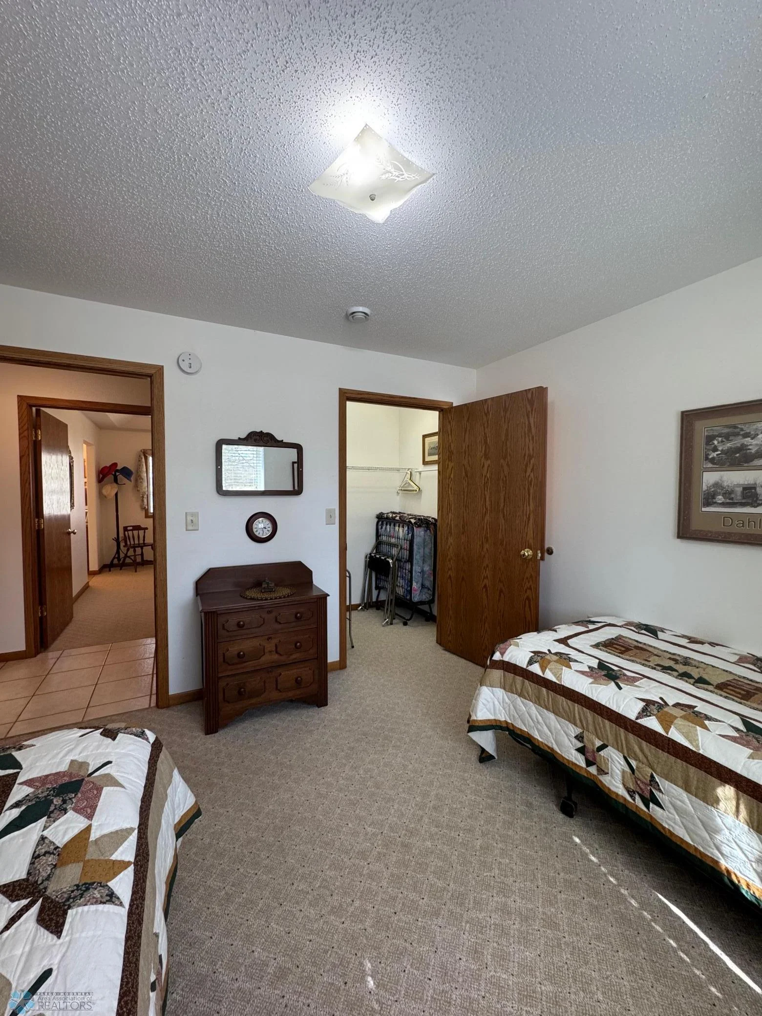 Bedroom #2 with Large Walk-In Closet