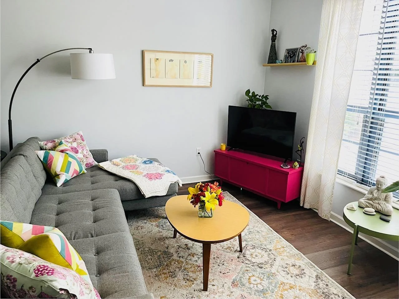 Previous layout of Living Room..