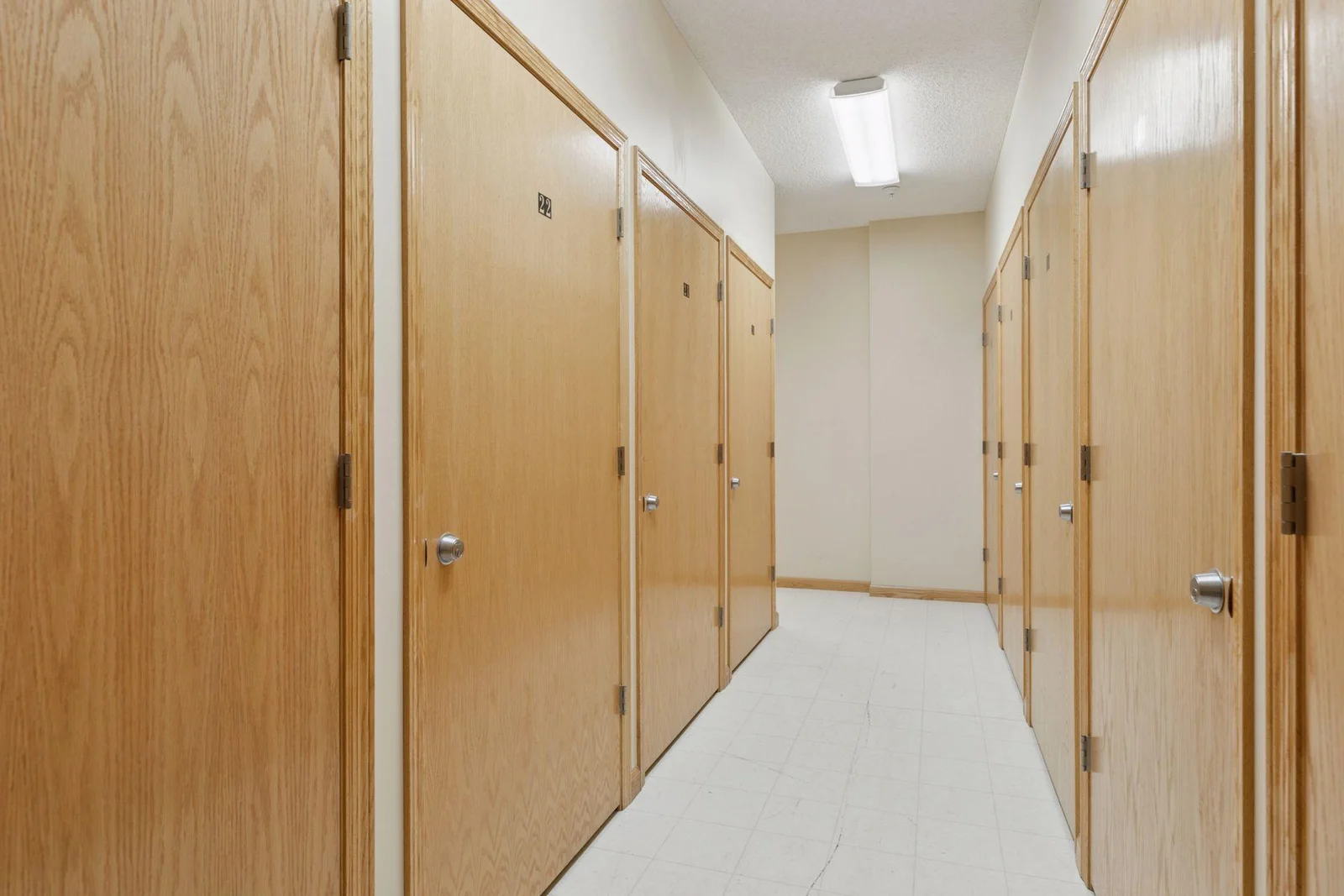 Additional storage unit down the hall.