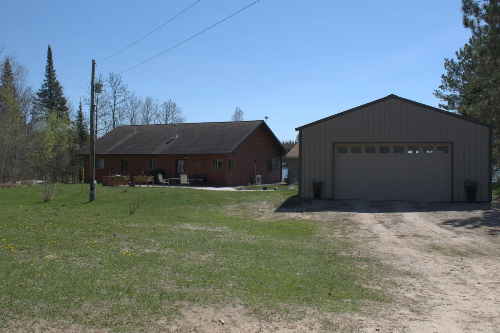 Drive and garage