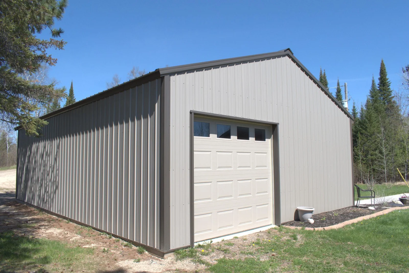 Garage back