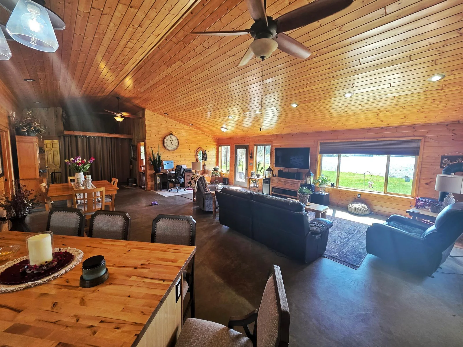 Living view kitchen