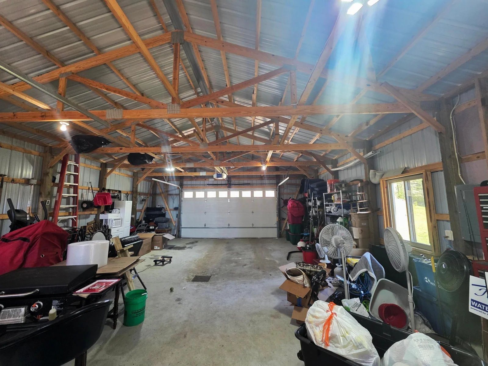 Inside garage inside