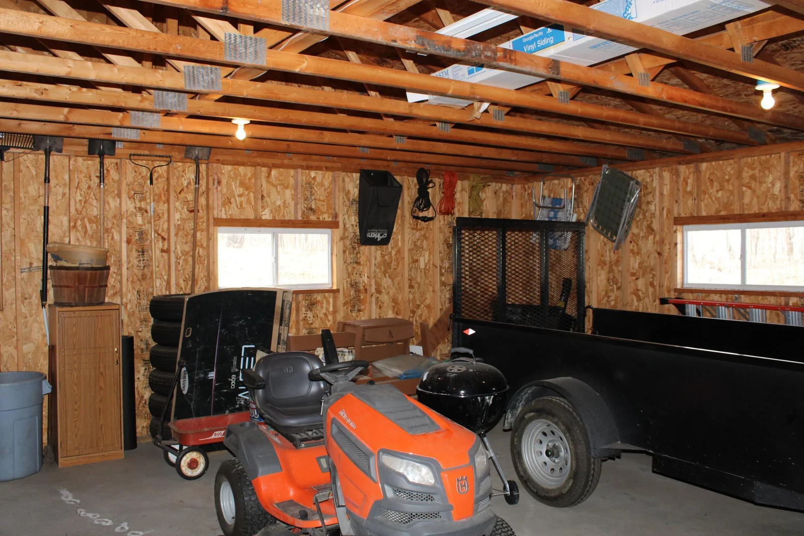 inside garage